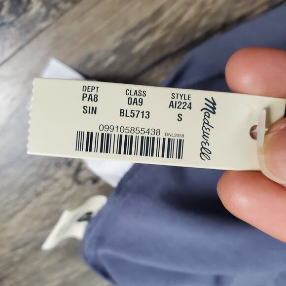 Madewell Knit Sleeveless Tank Top Sz Small NWT Minimalist Layering Essential - Picture 6 of 7